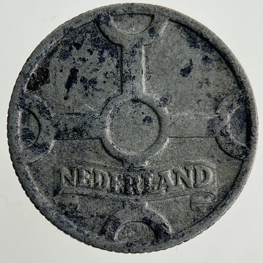 1942 Netherlands 1 Cent Coin | Fine Collectable Grade