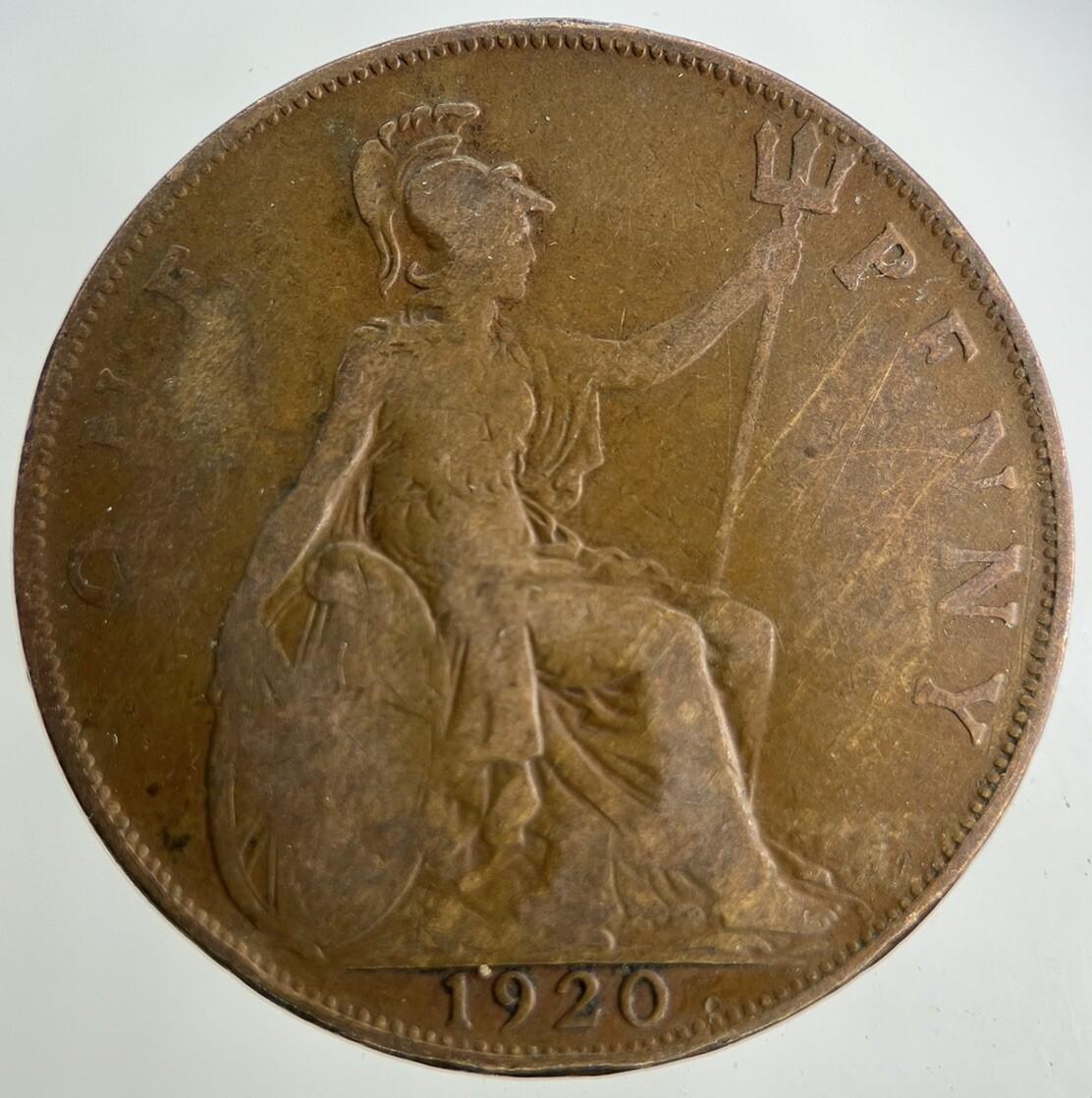 1920 George V One Penny Coin | Collectable Grade