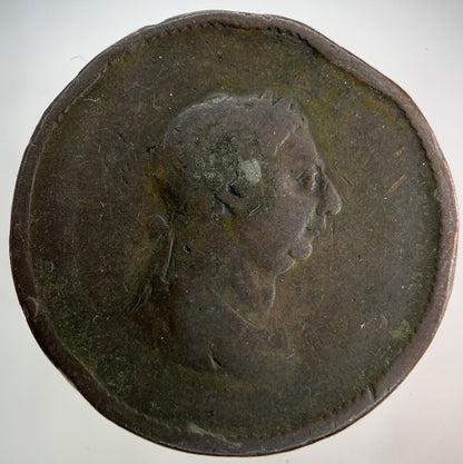 British George III 3rd One Penny Coin | Fair Grade