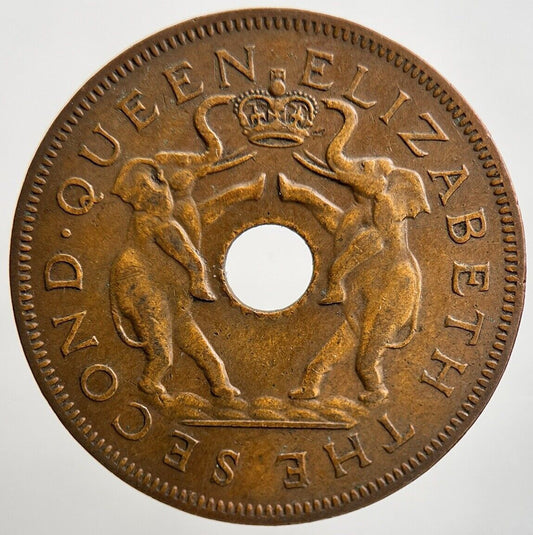 1955 Rhodesia One Penny Coin | Very High Grade | a2127