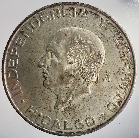 1955 Mexico 5 Pesos Cinco Silver Coin | Very High Grade | a4224