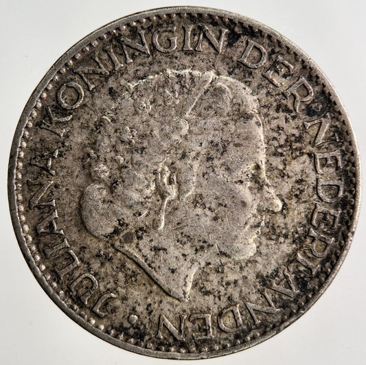 1955 Netherlands 1 Gulden Silver Coin | Fine Collectable Grade