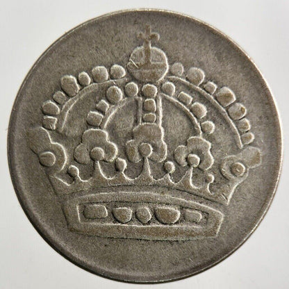 1955 Sweden 50 Ore Silver Coin | Fine Collectable Grade