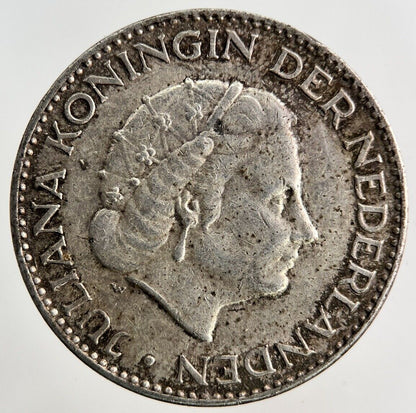 1955 Netherlands 1 Gulden Silver Coin | Fine Collectable Grade