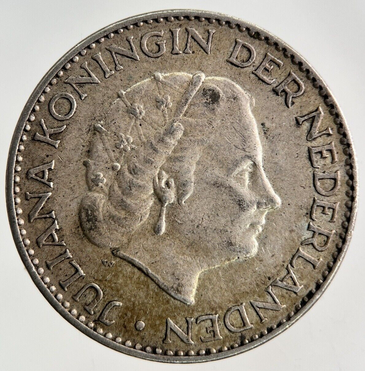 1955 Netherlands 1 Gulden Silver Coin | Fine Collectable Grade