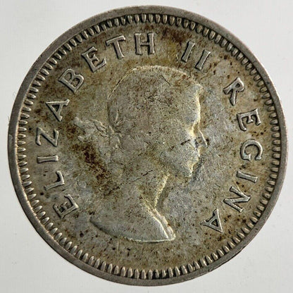 1955 South Africa Threepence Silver Coin | Very High Grade