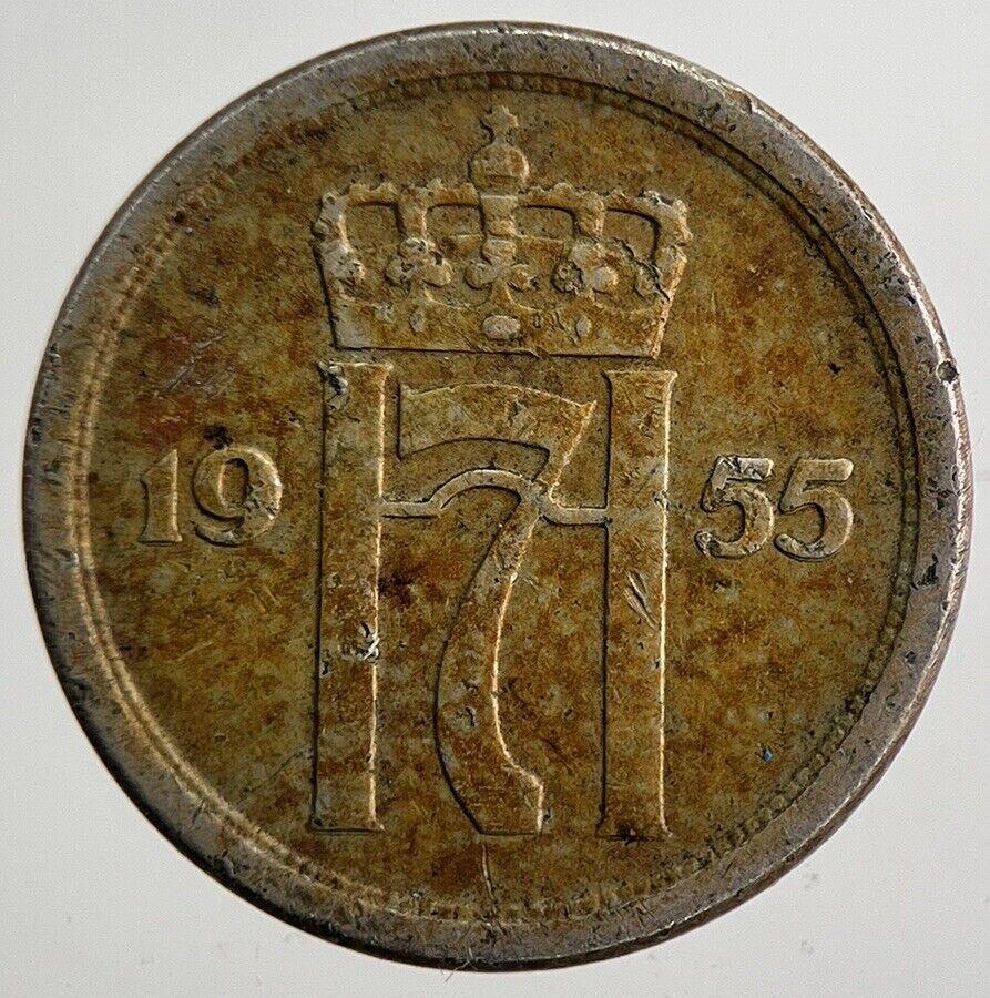 1955 Norway 25 Ore Coin | Fine Collectable Grade | a7008
