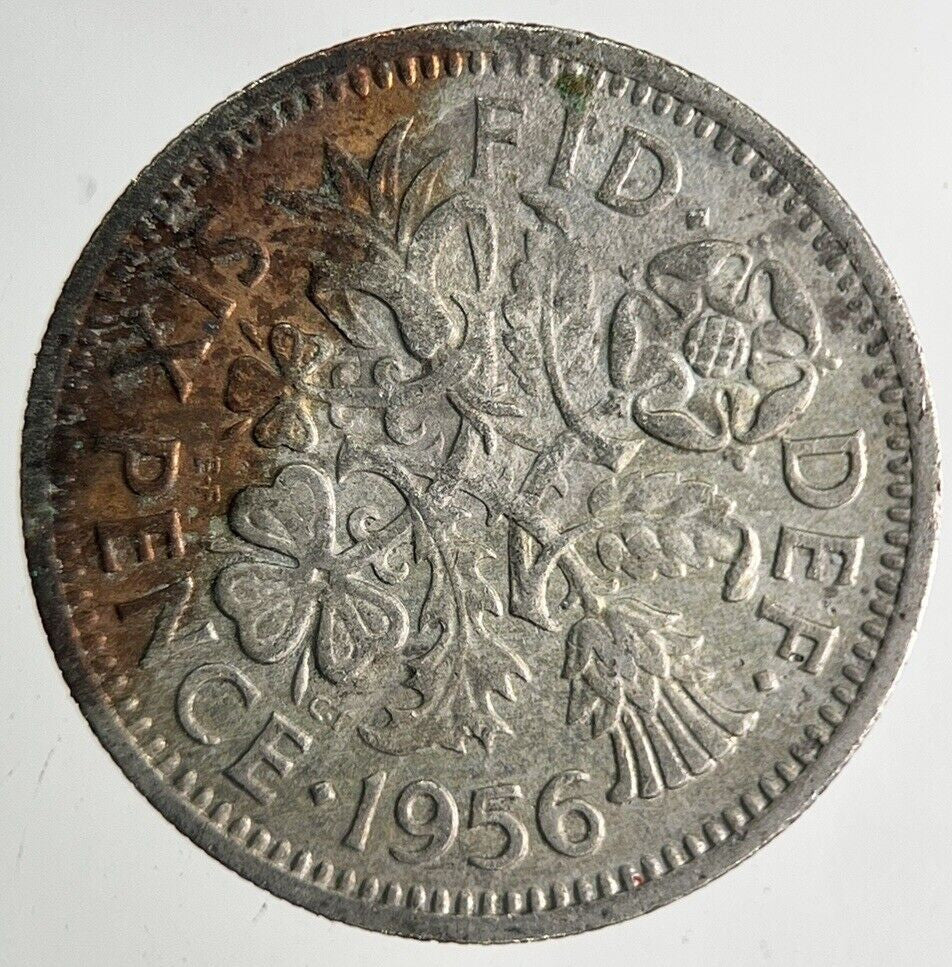 1956 Elizabeth II 2nd Sixpence Coin | Fine Collectable Grade