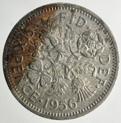 1956 Elizabeth II 2nd Sixpence Coin | Fine Collectable Grade