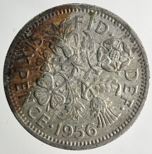 1956 Elizabeth II 2nd Sixpence Coin | Fine Collectable Grade