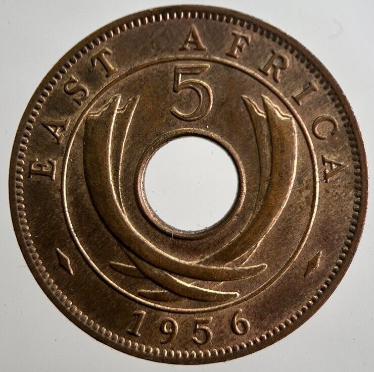 1956 East Africa 5 Five Cents Coin | Very High Grade | a7558