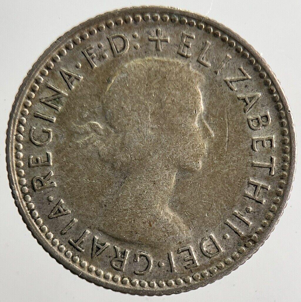 1956 Australia Sixpence Silver Coin | Fine Collectable Grade | a2879