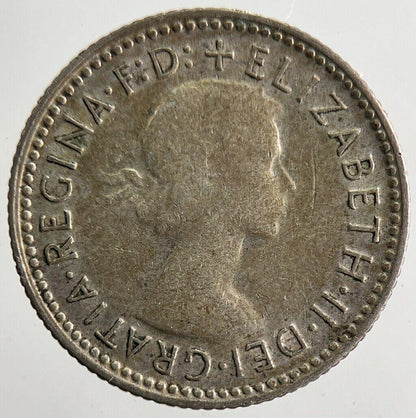 1956 Australia Sixpence Silver Coin | Fine Collectable Grade | a2879