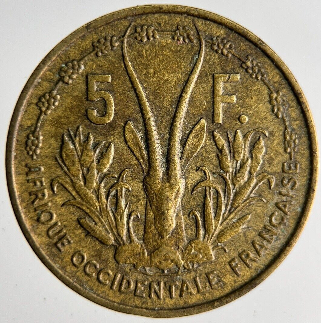 1956 France Africa 5 Franc Coin | Fine Collectable Grade
