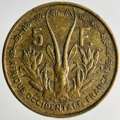 1956 France Africa 5 Franc Coin | Fine Collectable Grade