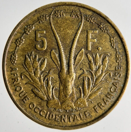 1956 France Africa 5 Franc Coin | Fine Collectable Grade
