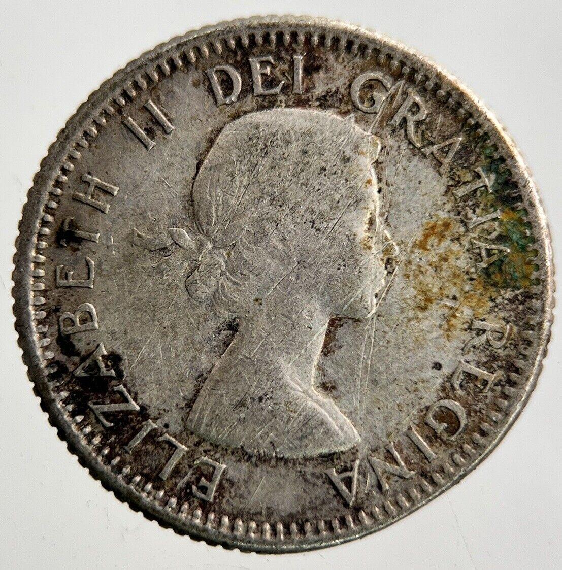 1956 Canada 10 Cents Silver Coin | Fine Collectable Grade