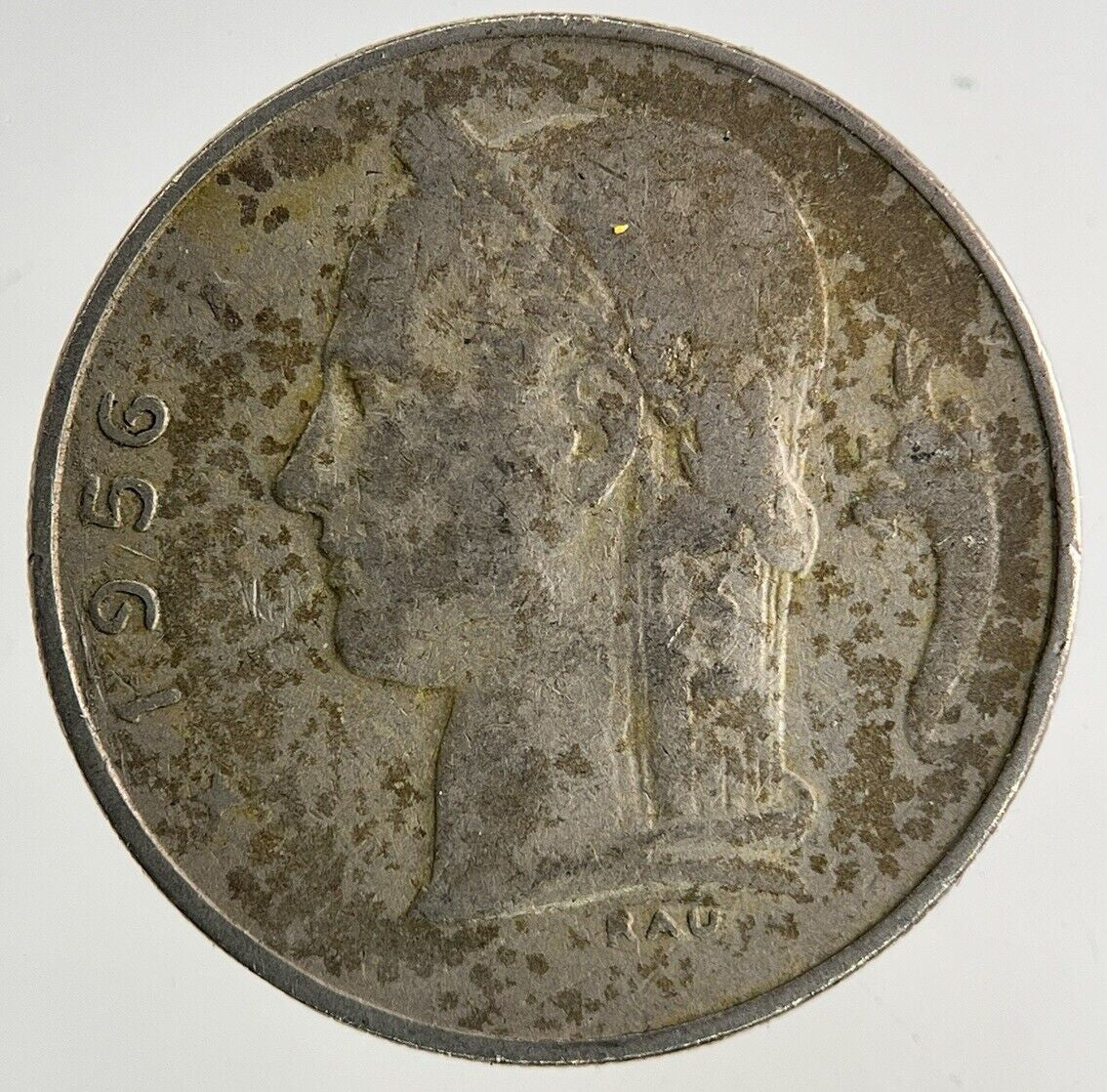 1956 Belgium 1 Franc Coin | Collectable Grade