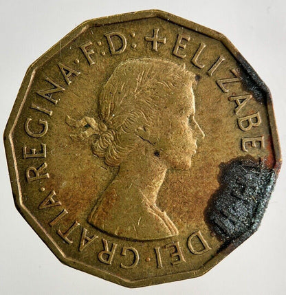 1956 Elizabeth II 2nd Brass Threepence Coin | Fine Collectable Grade