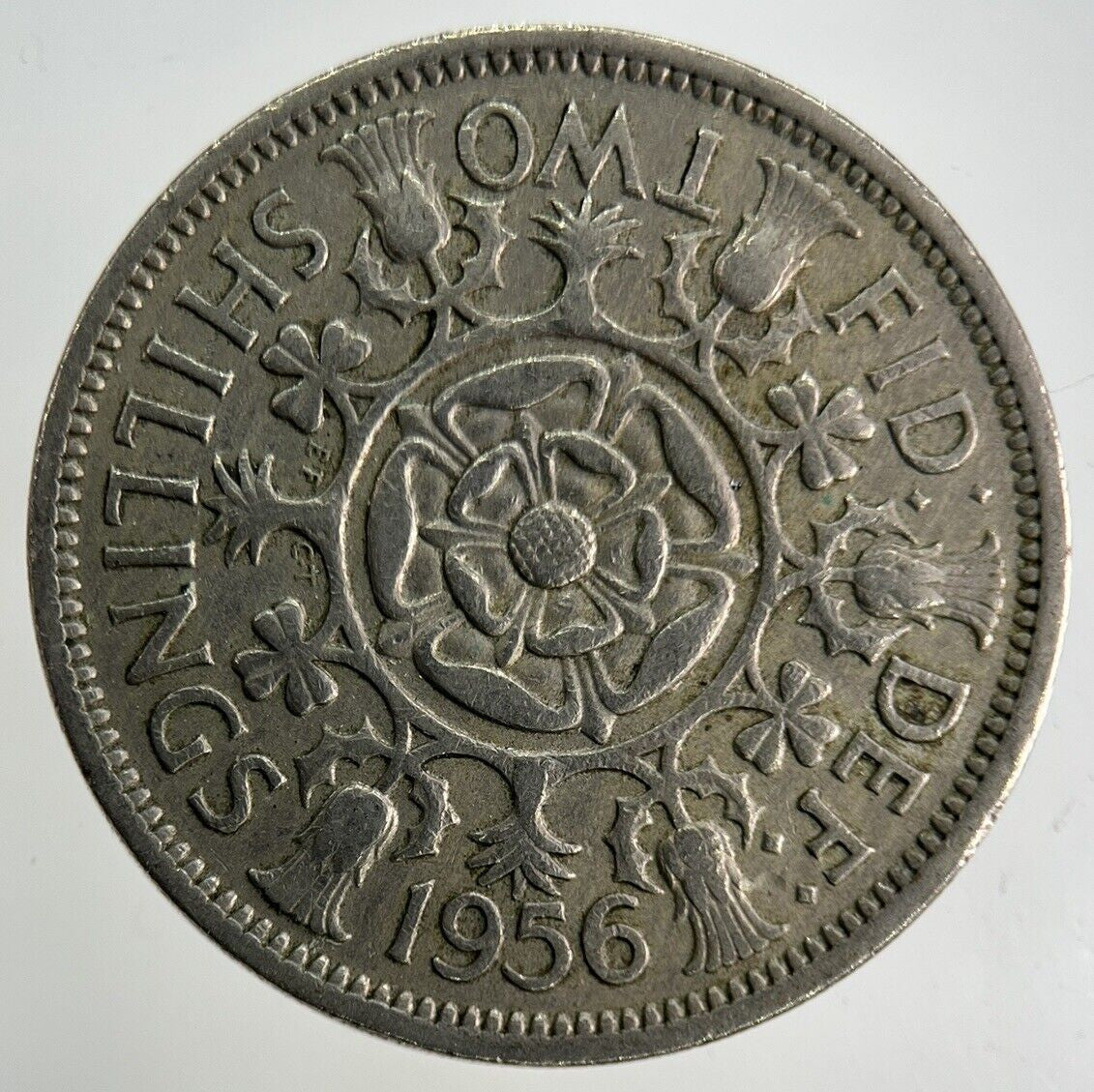 1956 Elizabeth II 2nd Florin Coin | Fine Collectable Grade