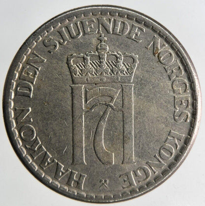 1956 Norway 1 Krone Coin | Very High Grade