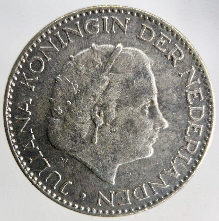 1956 Netherlands 1 Gulden Silver Coin | Fine Collectable Grade