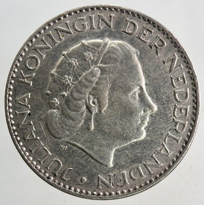 1956 Netherlands 1 Gulden Silver Coin | Very High Grade