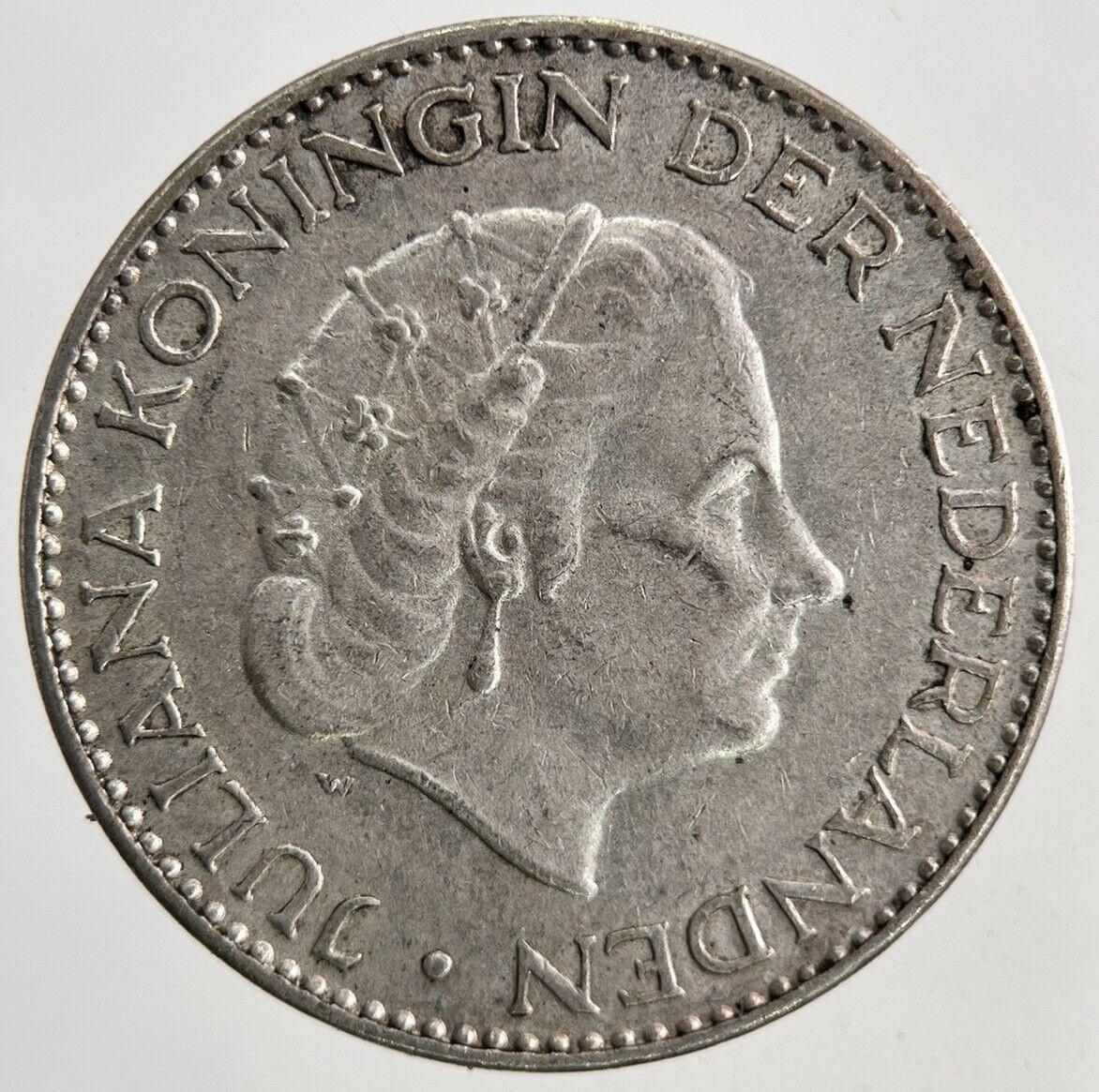 1956 Netherlands 1 Gulden Silver Coin | Very High Grade