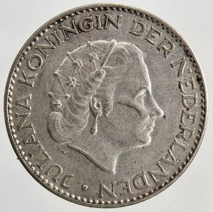 1956 Netherlands 1 Gulden Silver Coin | Very High Grade