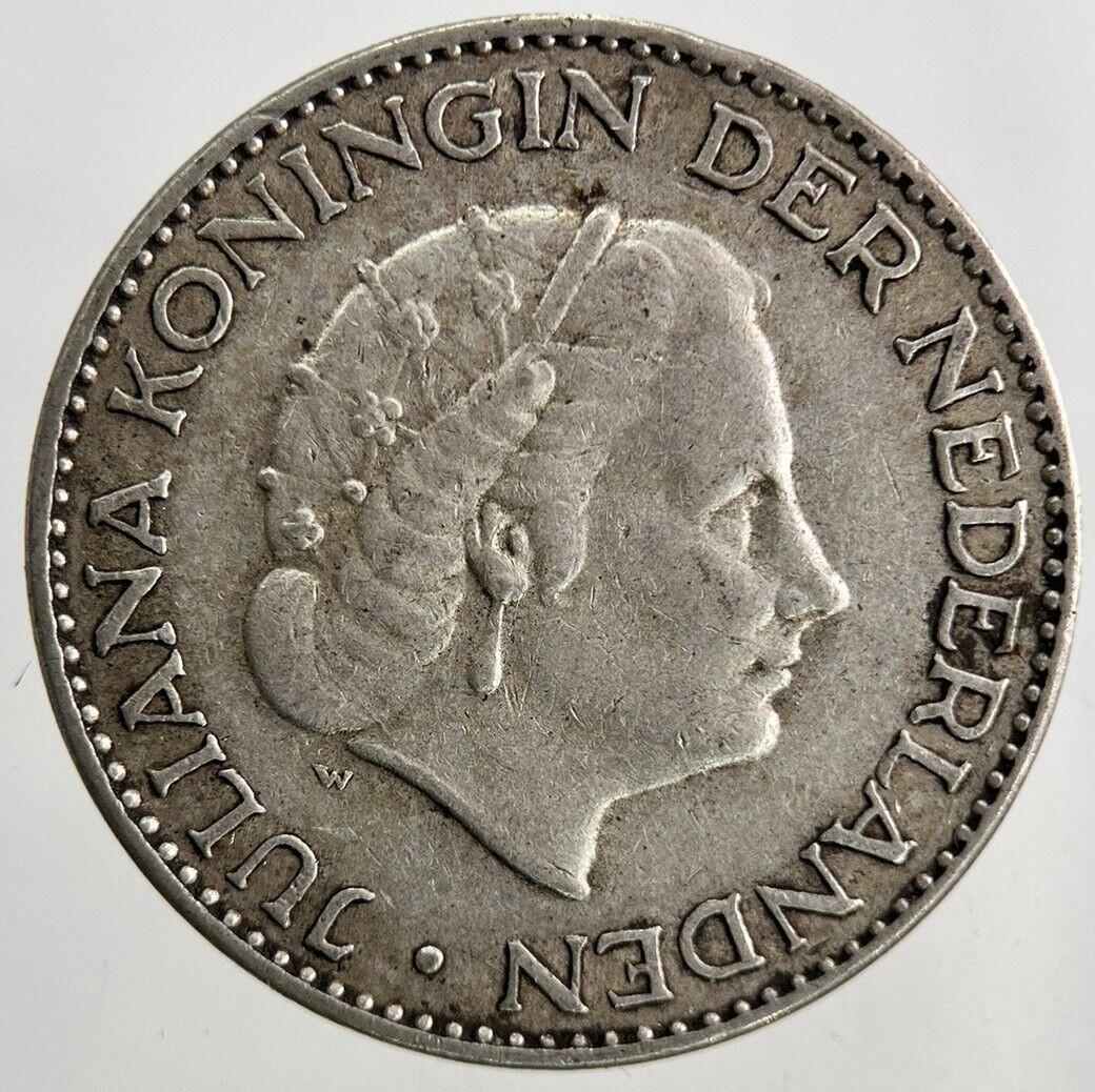 1956 Netherlands 1 Gulden Silver Coin | Very High Grade
