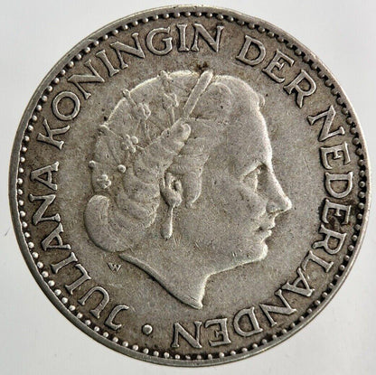 1956 Netherlands 1 Gulden Silver Coin | Very High Grade