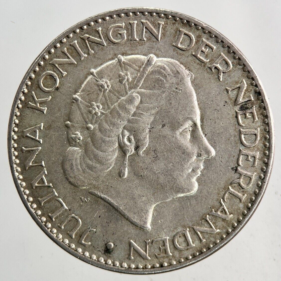 1956 Netherlands 1 Gulden Silver Coin | Very High Grade