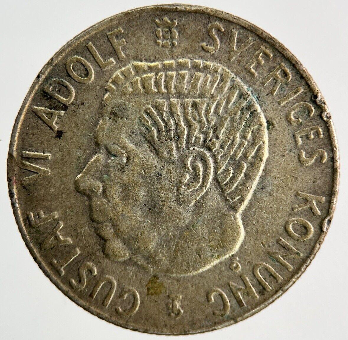 1956 Sweden 1 Krona Silver Coin | Collectable Grade