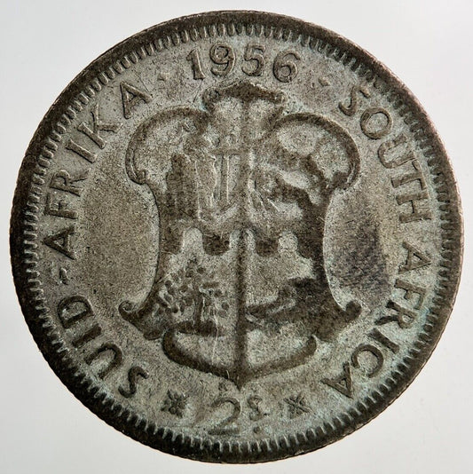 1956 South Africa Florin Silver Coin | Fair Grade
