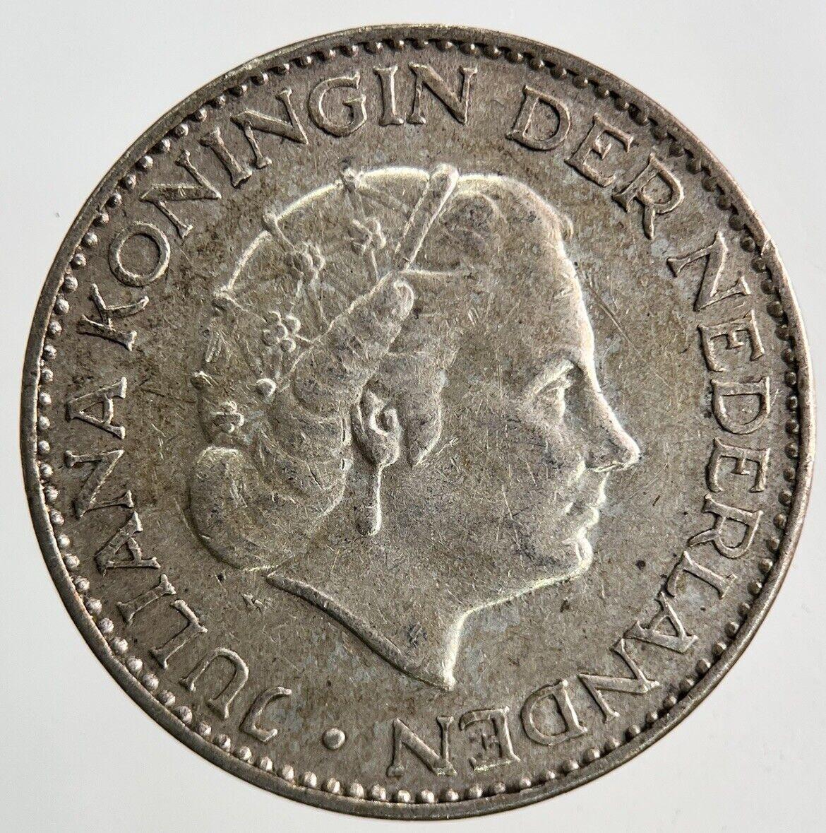 1956 Netherlands 1 Gulden Silver Coin | Fine Collectable Grade