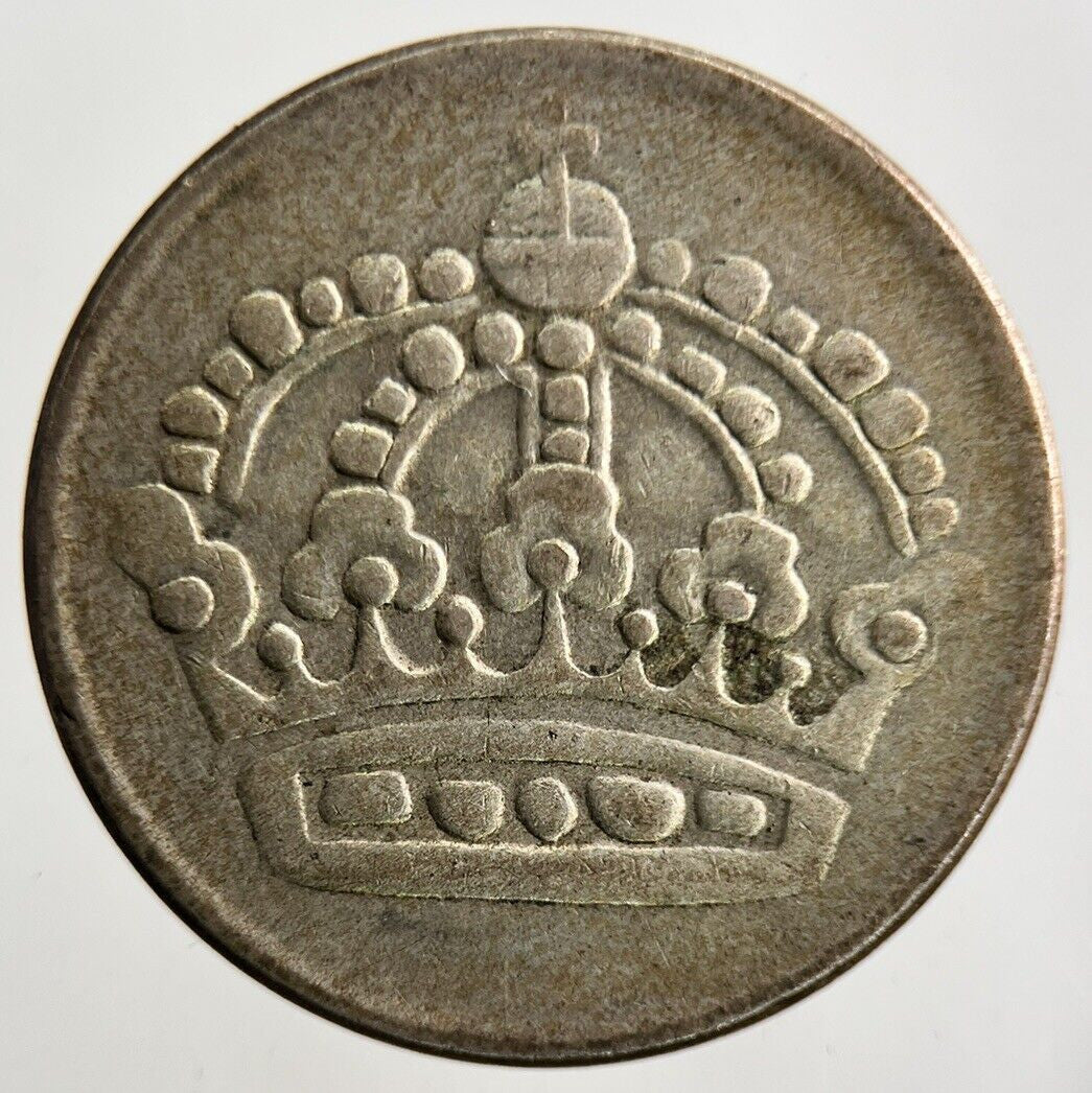 1956 Sweden 50 Ore Silver Coin | Fine Collectable Grade