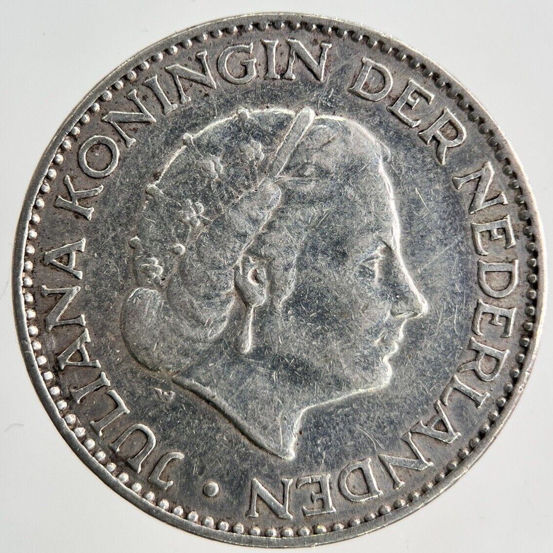 1956 Netherlands 1 Gulden Silver Coin | Fine Collectable Grade
