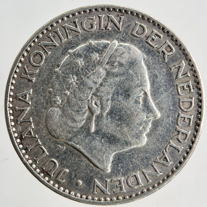 1956 Netherlands 1 Gulden Silver Coin | Fine Collectable Grade