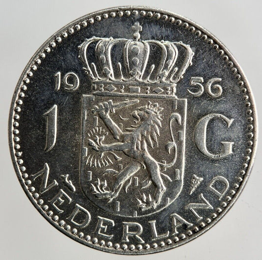 1956 Netherlands 1 Gulden Silver Coin | Fine Collectable Grade