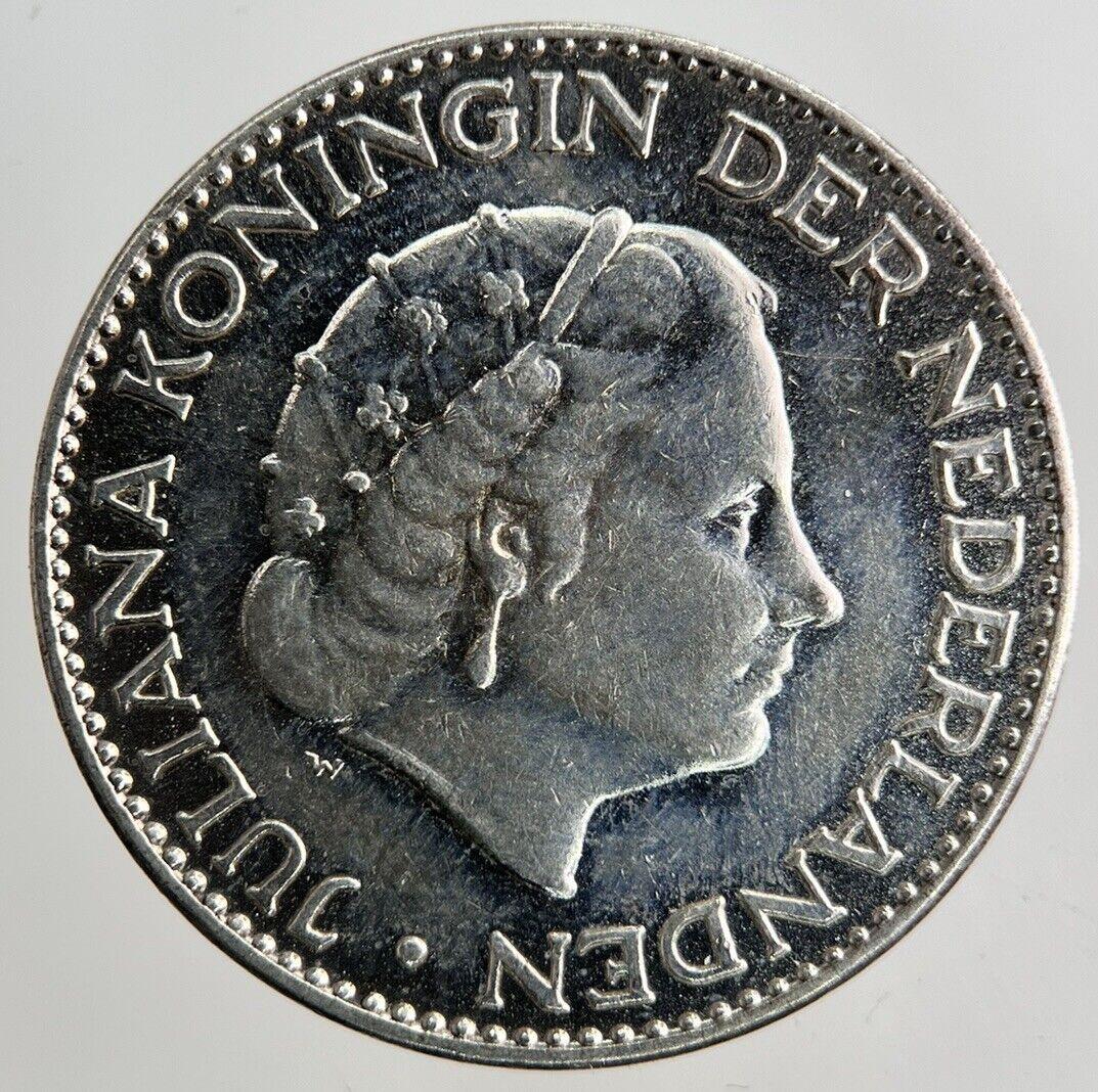 1956 Netherlands 1 Gulden Silver Coin | Fine Collectable Grade