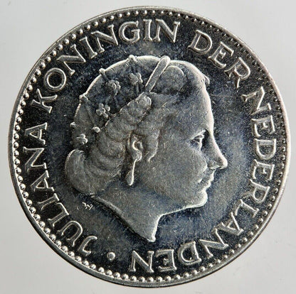 1956 Netherlands 1 Gulden Silver Coin | Fine Collectable Grade