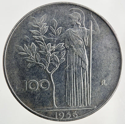 1956 Italy 100 Lira Coin | Fine Collectable Grade