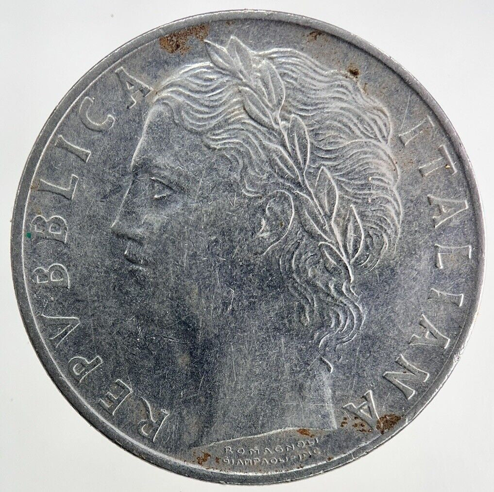 1956 Italy 100 Lira Coin | Fine Collectable Grade