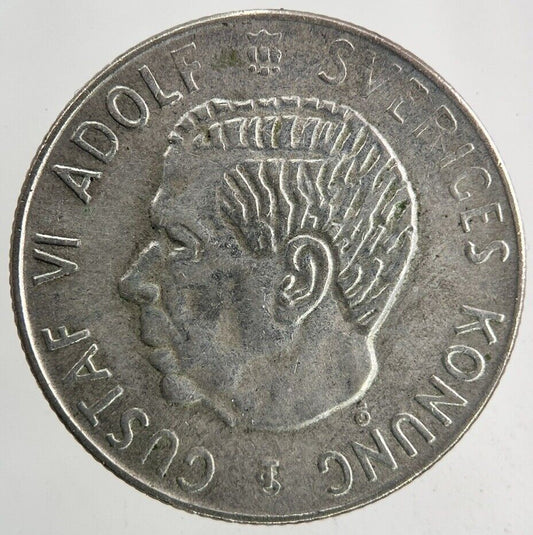 1956 Sweden 1 Krona Silver Coin | Collectable Grade