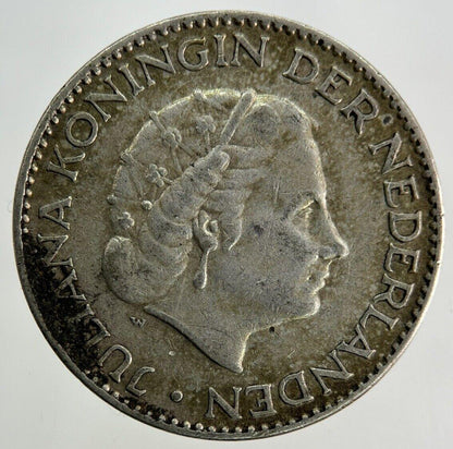 1956 Netherlands 1 Gulden Silver Coin | Fine Collectable Grade