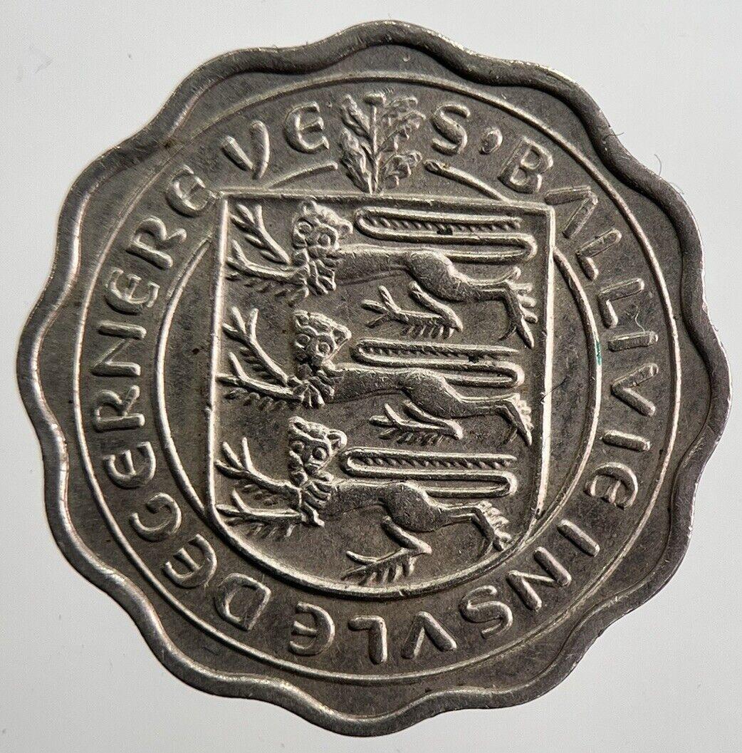 1956 Guernsey Three-Pence 3 Coin | Fine Collectable Grade | a7017