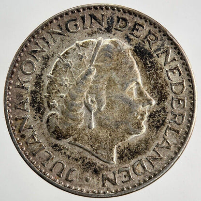 1956 Netherlands 1 Gulden Silver Coin | Fine Collectable Grade