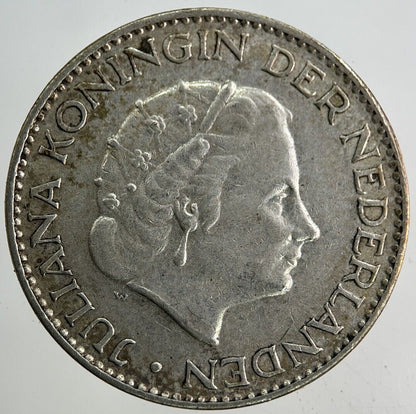 1956 Netherlands 1 Gulden Silver Coin | Very High Grade