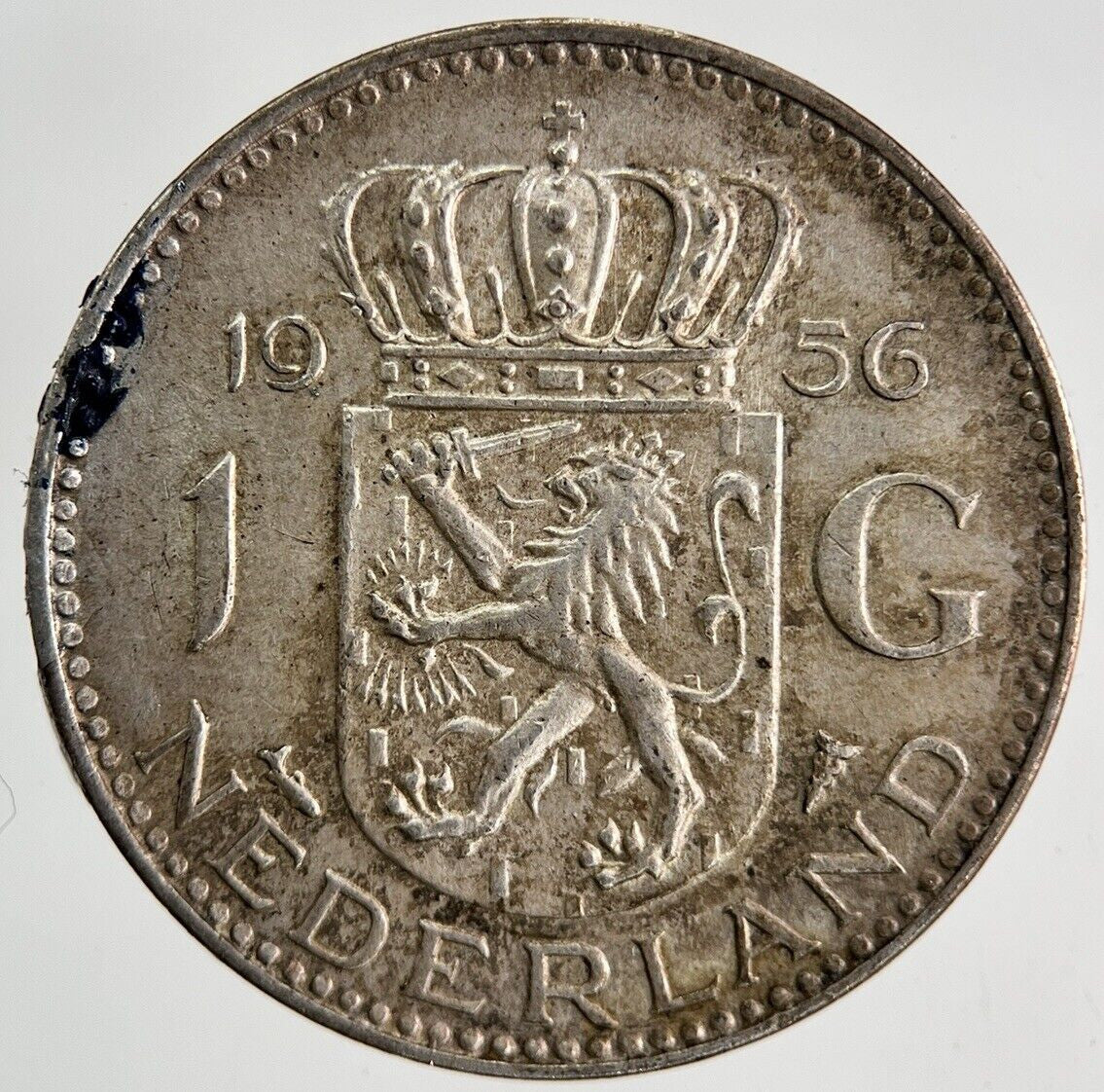 1956 Netherlands 1 Gulden Silver Coin | Fine Collectable Grade