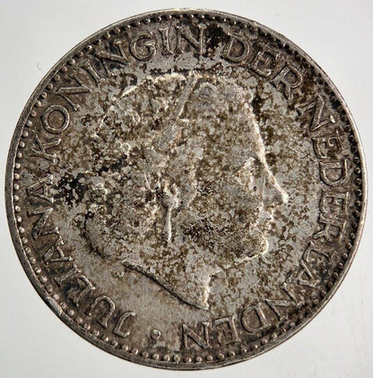 1956 Netherlands 1 Gulden Silver Coin | Fine Collectable Grade